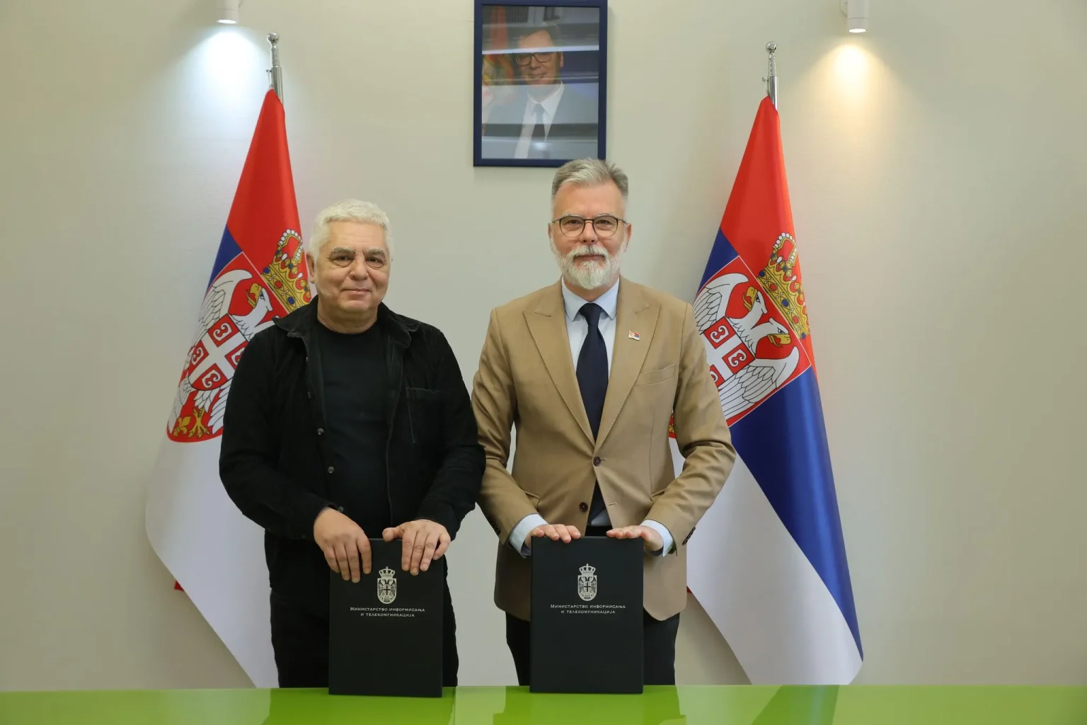 Boris Bratina, Dejan Ristić - foto MIT
